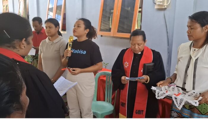 Kolaborasi YKMB TTS dan Kitabisa Bangun Gedung Gereja Mahanaim Fatukusi 