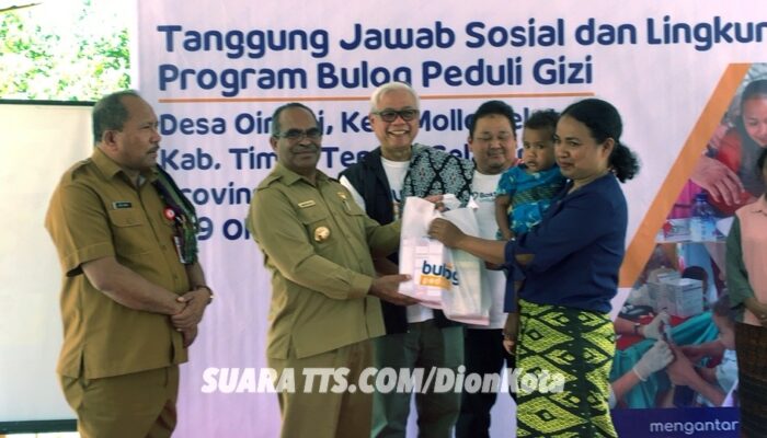 173 Anak Stunting Di Desa Oinlasi Dapat Intervensi Gizi Dari Bulog