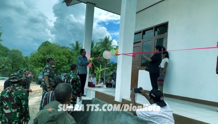 30 Hari, TNI Bersama Masyarakat Mampu Bangun Lapangan Futsal, Rehab 4 Ruang Kelas, Bangun Gedung UKS dan PAUD