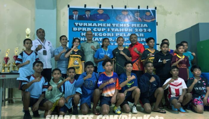 Waket DPRD TTS Buka Turnament Tenis Meja DPRD TTS Cup Kategori Pelajar