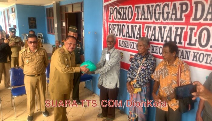 Badan Pangan Nasional Bantu Korban Longsor Di Kabupaten TTS