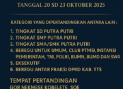 Turnamen Tenis Meja DPRD TTS CUP 2 Segera Digelar, Ini Jadwal dan Lokasi Pelaksanaan