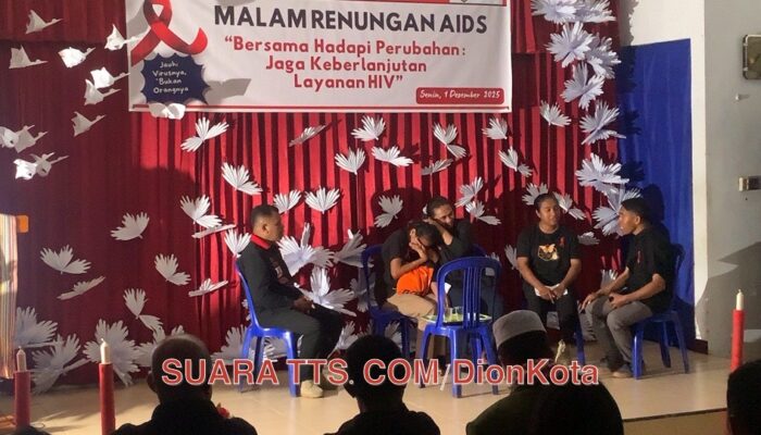 Tangis Nuri Pecah Di Malam Renungan AIDS Yang Digelar SSP