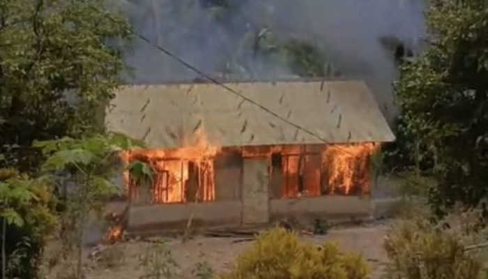 Rumah Warga Kusi Ludes Terbakar, Diduga Akibat Korsleting Listrik