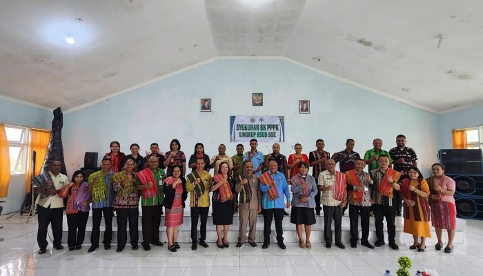 Syukuran SK PPPK RSUD Soe, Bupati TTS Tegaskan Integritas dan Disiplin Nakes