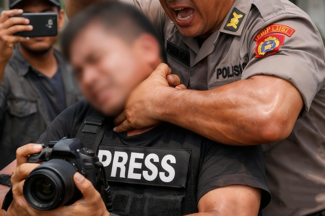 Liput Dugaan Penelantaran Istri, Dua Wartawan Diduga Dianiaya Oknum Polisi di Kupang