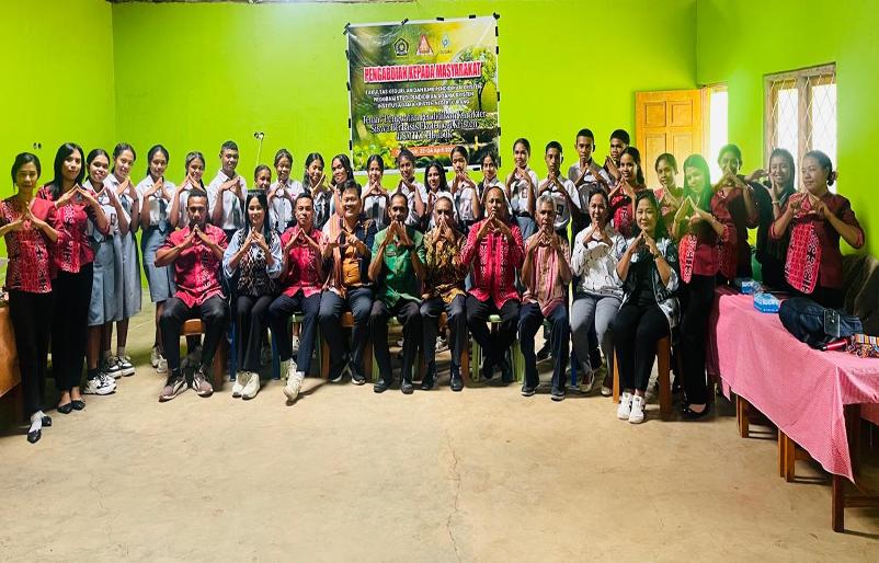 IAKN Kupang Tanamkan Ekoteologi dan Pendidikan Karakter bagi Siswa SMTK Oelbubuk TTS