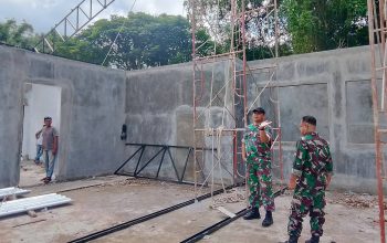 Pastikan Sesuai Target, Dandim 1621/TTS Tinjau Pembangunan Gerai KDKMP di Tiga Kecamatan