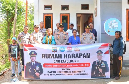 Rumah Harapan Kapolda NTT Jadi Jawaban Doa Warga Kolbano