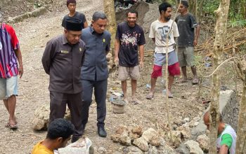 Kolaborasi Dua Legislator PDIP Bangun Jembatan Darurat di Kuatae