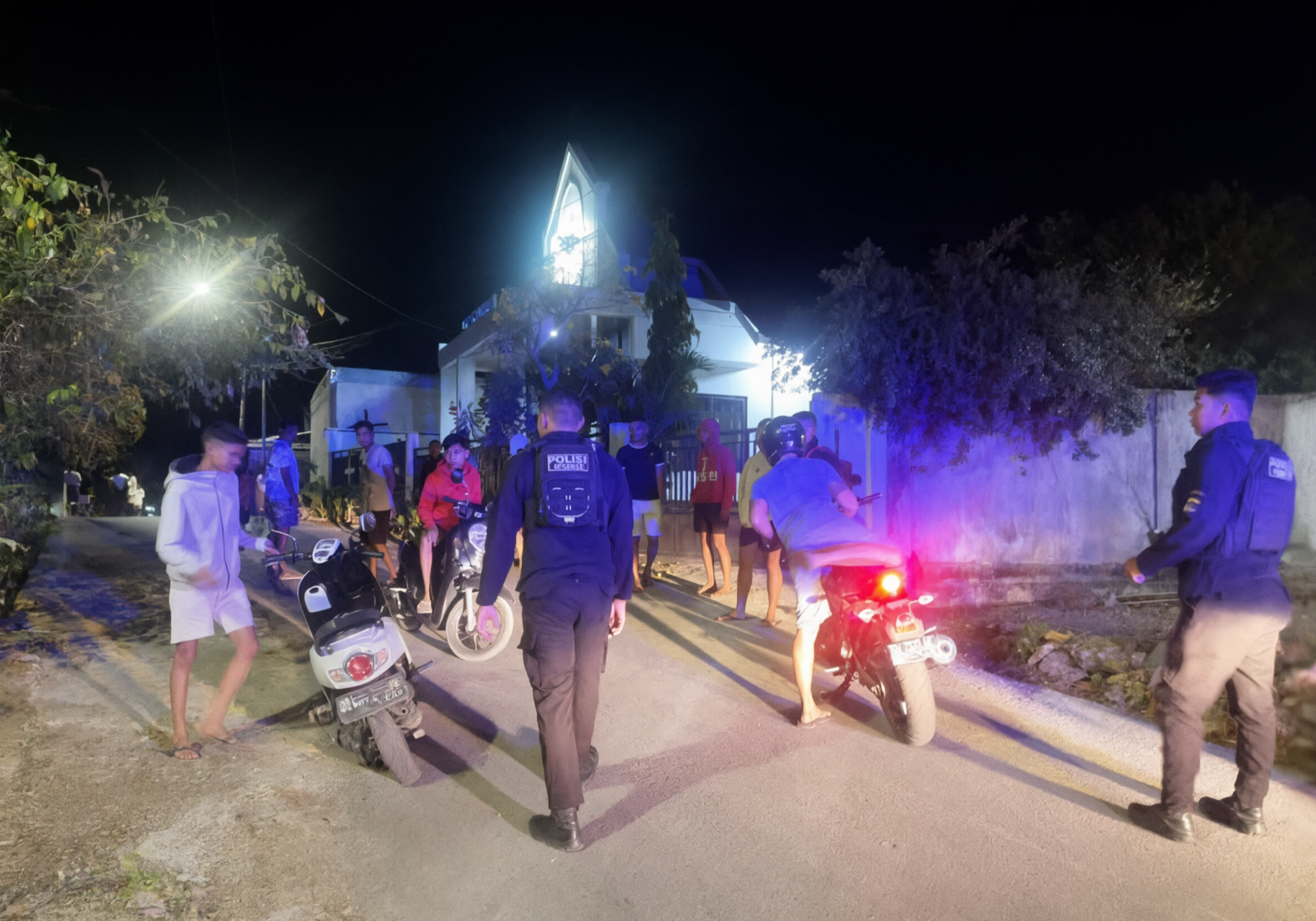 Terlibat Keributan,Empat Pemuda Diamankan Polisi