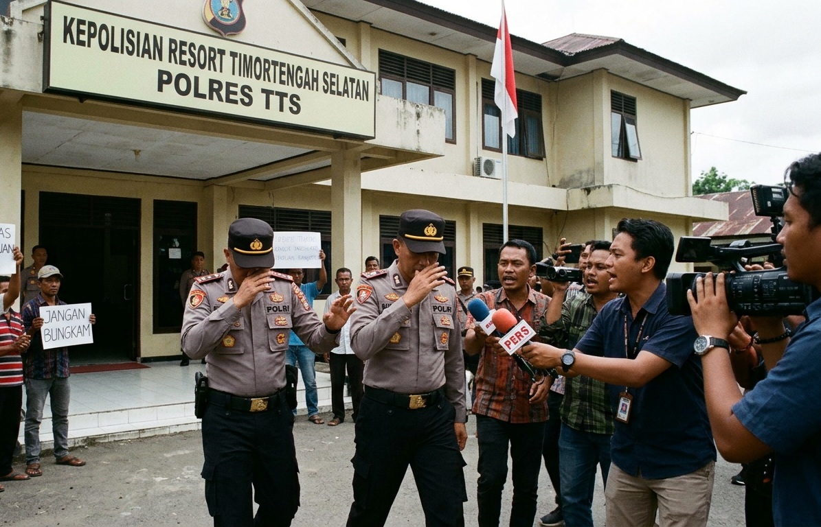 Kasus Dugaan Penipuan Dua Oknum Polisi, Janji Klarifikasi Polres TTS Belum Terwujud