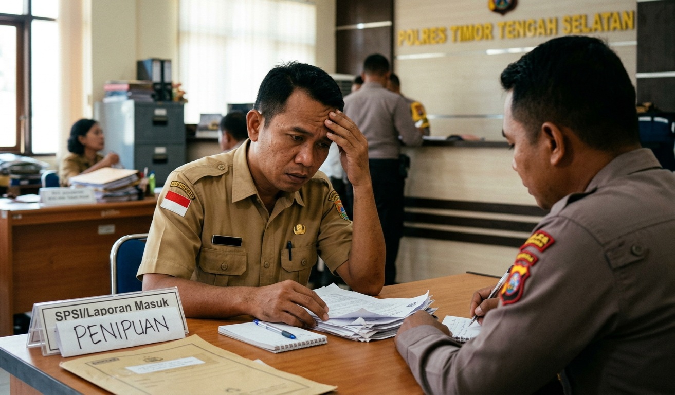 PNS di TTS Laporkan Dugaan Penipuan Berkedok Lolos Polisi, Rp345 Juta Melayang